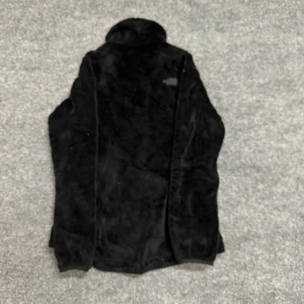 The North Face Fleece Jacket Womens Size S Black Osito Full Zip Soft High Pile